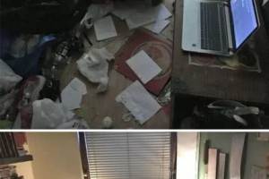抑郁的网友们发出自己收拾房间前后的对比照想给他们一个拥抱 抑郁的网友们发出自己收拾房间前后的对比照想给他们一个拥抱