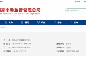 药品出产监督管理办法全文发布 药品出产监督管理办法全文发布
