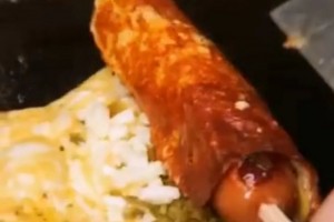 焦脆芝士热狗 焦脆芝士热狗